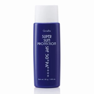 ซุปเปอร์ซัน โพรเทคชั่น SPF50+ PA+++โลชั่นกันแดดเนื้อบางเบา ซึมซาบเร็วปกป้องผิวจากรังสียูวีในแสงแดดทั้ง UVA และ UVB ด้วยค่า SPF 99BRAND GIFFARINE 100%