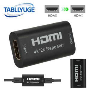 4K*2K HDMI-compatible Repeater Extender - Female to Female HDMI-compatible Repeater Up to 40 Meters Lossless Transmission