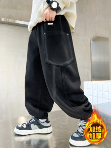 Loose Sport Pants for Boys Spring Autumn Style Elementary School Students Trendy Trousers Comfortable Casual Long Pants