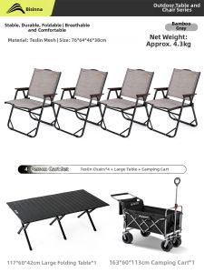BSWOLF | Portable Waterproof and Breathable Camping Chair