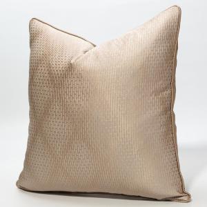 Luxurious Satin Check Cushion Cover