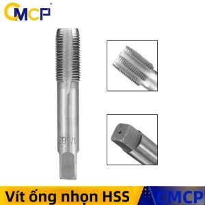 Bộ Dụng Cụ Taro Ống Côn CMCP HSS G1/16-G1 BSP Dụng Cụ Cắt Ren Kim Loại Taro Ren Thép Hợp Kim Dùng Cho Gia Công Kim Loại