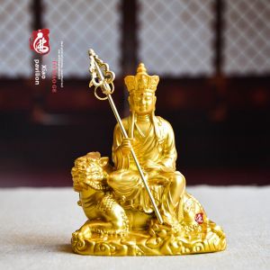 Premium Small Buddha Statue Portable Home Altar Decoration Handmade Resin Craft Safety Assurance Living Room Decorations
