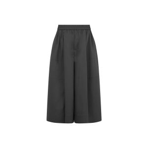 Meiyang Safety Skirt Pants Cocoon Wide Leg Pants High Waist Elastic Cotton Casual Pants for Women Summer Loose Fit Trousers