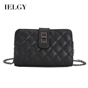 IELGY Korean Version Diamond Chain One-Shoulder Diagonal Female Bag