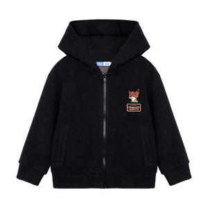 CANOTWAIT_ | Hoodie with 3D Ears Zip Front Kids Sweatshirt