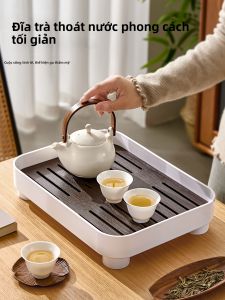 YAGANG | Khay Trà Chống Thấm Hình chữ nhật Cho Văn Phòng