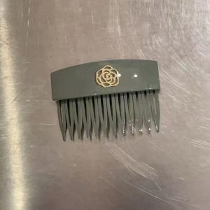 New Arrival Amber Glow Tea Rose Tooth Comb Simple Versatile Feeling Hair Accessories Fashionable Jewelry Hair Combs