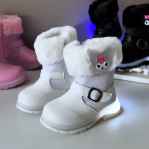 Future seeds korumi Induction Led boots for kids girls light up zip ankle boots for kids size 21-30