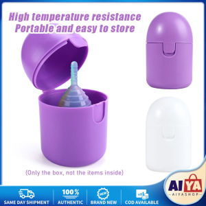 Foldable Woman Feminine Hygiene Foldable Menstrual Period Lady Cup Sterilizer Sterilizing Box Menstrual Cup Storage Box