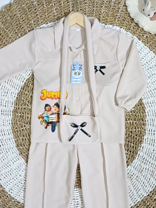 Oneset Viola Anak Perempuan Gambar Jumbo Free Tas Usia 1-7 Tahun Bahan Knit