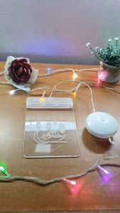 Lampu Led Hias Dekorasi RAMADHAN KAREEM Batre A3 - IDUL FITRI & ADHA