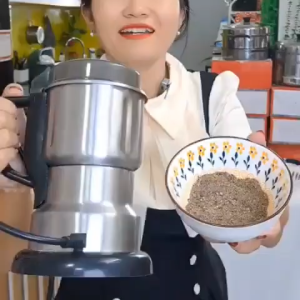 Máy xay tiêu chuyên dụng xay hạt cống suất lớn chất liệu hợp kim cao cấp-Kèm 2 lưỡi dao sơ cua