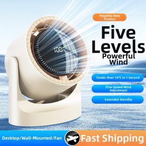 ROMADA | USB Rechargeable Bladeless Desk Fan with Night Light