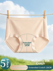 YUNASHA | Antibacterial Extended Crotch Cotton Underwear
