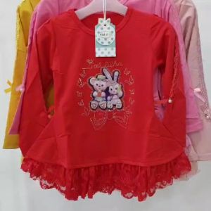 Sweater Anak Perempuan Impor (Model Bawahan Dress Renda)