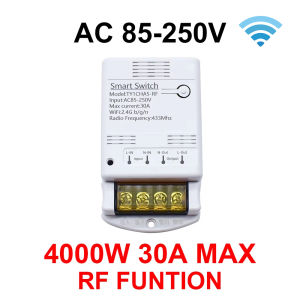 【6600W / 4000W High Power】Smart Switch Module 30A 20A Heavy Duty Tuya Alexa Voice Control Remote ON/OFF TimerZigbee/WIFI