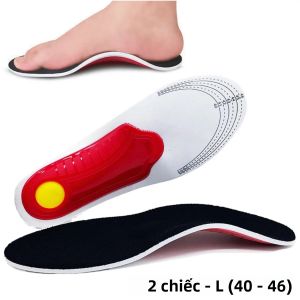 Đế Lót Giày Chỉnh Hình Cao Cấp Với Hỗ Trợ Vòm Chân 3D Cao Cho Người Bị Bàn Chân Bằng Đệm Gel Dành Cho Nam & Nữ Đế Giày Chỉnh Hình Làm Giảm Đau Chân