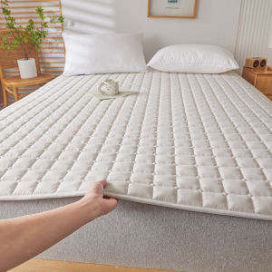 BEIPIN | Non-slip Machine Washable Bed Mattress Pad