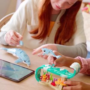LEGO Creator 3 in 1 31385 Sea Animals: Beautiful Dolphins (542 Pieces)