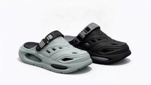 Men Lightweight High Elastic EVA Platform Clogs Removable Insole Waterproof Quick Dry Outdoor Walking Driving Casual Sandals