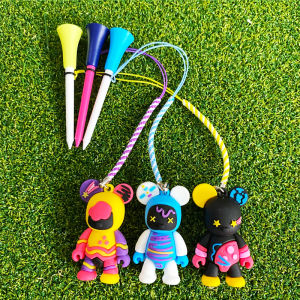 Cute Cartoon Decorative Rope Anti-Loss Golf Tee
