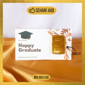 Cokelat Valentine Kartu Ucapan Cokelat Emas