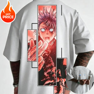 Bandai | Gojo Satoru Jujutsu Kaisen Men Harajuku 2026 Y2k Summer Vintage T-Shirt Loose Oversized Women Streetwear Casual Short Sleeve Tee