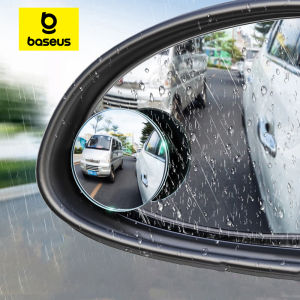 BASEUS | Baseus 2pcs Car Rear View Mirror Full Vision 360 Degree Wide Anger Parking Assitant Waterproof Auto Rearview Blind Spot Mirror