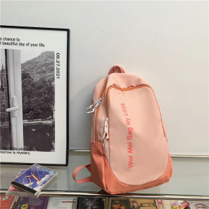 Túi Đeo Vai Dung Tích Lớn 16 Inch Cho Học Sinh Trung Học Thiết Kế Đơn Giản Túi Đựng Máy Tính Túi Đeo Vai Đôi Túi Nylon