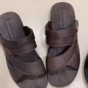 030 Smooth Strap Mature Classic Style Outer Wear Breathable Wear-Resistant Sandals Slippers Lelaki Kasut Klasik Matang