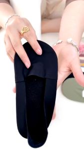 Combo 5 đôi vớ lười nữ đi giày búp bê tất lười nữ có đệm silicon chống tuột gót - PO-LOSOCK-LUA-3015-CB5