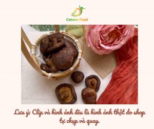 NẤM HƯƠNG SẤY GIÒN có gia vị ÍT MUỐI thích hợp ăn chay [CAHORO FOOD]