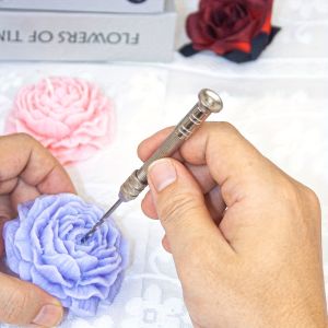 A set of candle punching tools Candle Core Piercing Needle Drilled Holes for DIY Candle Making Compatible with Wax Soy Crafting