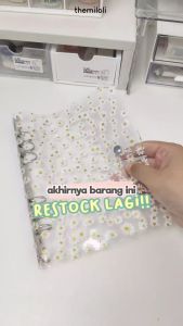 A7/A6 /A5  Buku binder /Spiral Notebook PVC Binder Cover Planner 6-Ring Loose-Leaf Folder-Rabbit Stationery