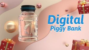 Digital Coin Piggy Bank Big Piggy Bank Digital Counting Coin Bank for Kids Adults Boys Girls as Gift on Christmas Birthday New Years Day Powered by 2AAA Battery (Not Included)