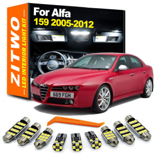 16Pcs Canbus Car Bulbs For Alfa Romeo 159 2005 2006 2007 2008 2009 2010 2011 2012 LED Interior Door Dome Map Ceiling Light Kit