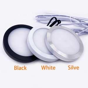 Ultra-Thin 5W Mini LED Downlight Dimmable 12V DC for RV Kitchen Cabinets Wine Racks Ceiling Surface-Mounted Spotlight