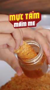 Mực tẩm mắm me Làng Chài Xưa loại 1 đặc biệt thơm ngon mềm mại 300 năm truyền thống hủ 175g