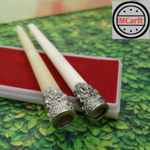 Pipa once tulang kerbau variasi alpaka batik B122