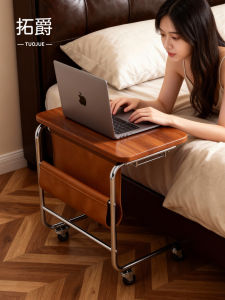 Trendy Mini Side Table Bedroom Bedside Portable Small Table Mid-Century Style High-End Feeling Corner Table Home Furniture