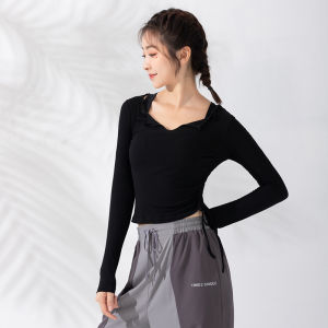 HUIESON เสื้อผ้าโยคะออกกำลังกายแบบบางวิ่งสกินนี่