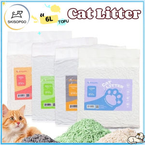 SKISOPGO Deodorization Cat Litter 6L Tofu Cat Litter Sand Natural Food Grade For Cat And Kitten Pet Supplies