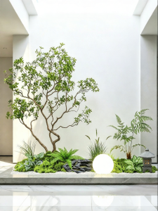 LIANYOU | Foyer Separation Decor Realistic Imitation Ornamental Plants
