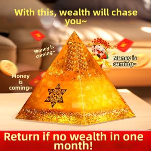 PINZHIJUSHI | Wealth Attracting Crystal Pyramid Decor