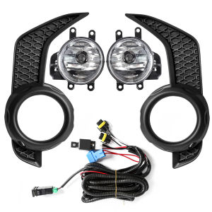 For Toyota 4 Runner 2014 2015 2016 2017 2018 2019 2020 2021 LED Fog Lamps Daytime Running Lights Front Bumper Daylights 12V