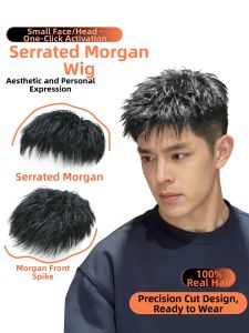 JIANGFASHIJIA | Natural Looking Korean Short Fringe Mens Wig