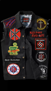 D3AD KENNEDYS -inspired Printed Iron-On DIY Patches for Jacket Decoration. Features 2026 patches with band logos and album art. Suitable for customizing denim jackets. Ideal for rock music enthusiasts.