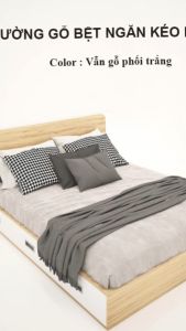 FREESHIP HCM - Giường Gỗ MDF Kiểu Nhật Ngăn Kéo Tatana MDF032 - có thiết kế theo yêu cầu khách hàng