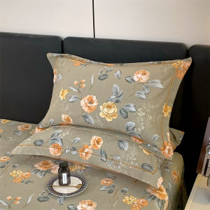 Pure Cotton Flannel Pillowcases Mens Style Pair Set 48x74cm Simple Core Pillow Covers Home Use New 2024 Bedding Accessories